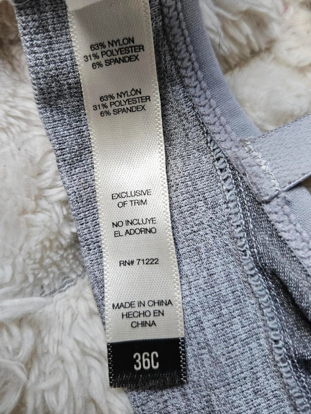 Lucky Brand Women's Red & Gray Everyday Wireless Bras - Picture 3 of 4